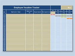Image result for Employee PTO Tracker. Excel Template