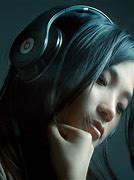 Image result for Girl Wearing Headphones