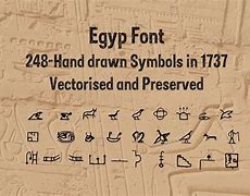 Image result for Hieroglyphics Font