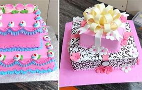 Image result for Small Square Cake Happy New Year