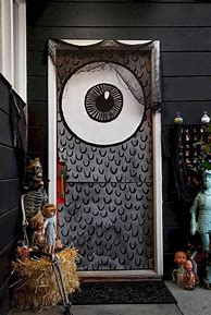 Image result for Unique Halloween Door Decorations