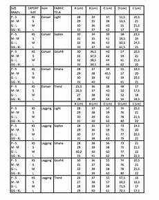 Sizing Chart Brazilian Brands Offer Various Size Options