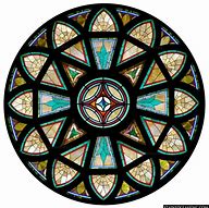Image result for Stained Glass Rose Window Patterns