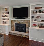 Image result for How to Build ATV Wall Unit with Fireplace