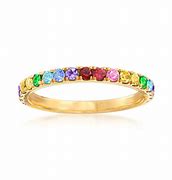 Image result for Rainbow Gold Rings