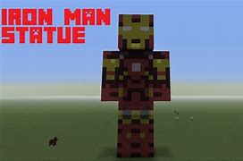 Image result for Minecraft Iron Man Statue
