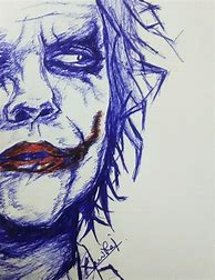 Image result for Joker Pen Sketch