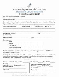 Image result for Cell Phone Request Form