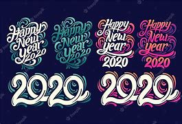 Image result for 2020 Hand Lettering Colored