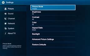 Image result for Sound Settings On Sharp TV
