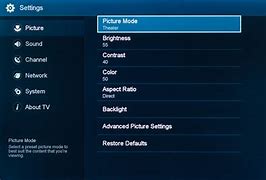 Image result for Sharp TV Display Settings