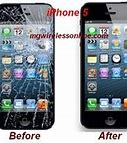 Image result for Cracked iPhone 5S Screen