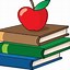 Image result for Book with Apple Clip Art