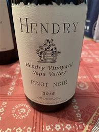 Image result for Hendry Pinot Noir
