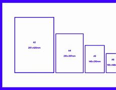 Image result for Paper Size Chart in mm