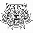 Image result for Cheetah Print Tattoos On Thigh