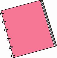 Image result for Pink Notebook Clip Art