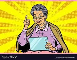 Image result for Woman Maager Tablet Vector