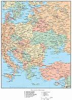 Image result for Map of Eastern Europe with Major Cities