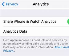 Image result for Diagnostic and Usage Data iPhone