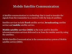 Image result for Mobile Satellite Communication