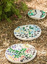 Image result for Homemade Stepping Stones