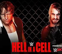 Image result for Dean Ambrose and Seth Rollins vs John Cena