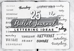 Image result for Bullet Journal Lettering for Beginners