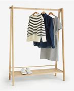 Image result for Rustic Wooden Clothes Rail