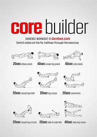 Image result for Core Workout Examples