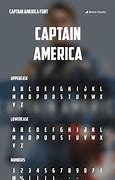 Image result for Captain America Font
