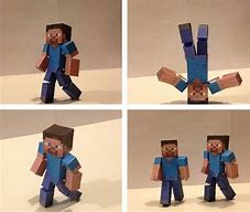 Image result for Minecraft Papercraft Steve Easy