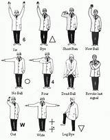 Image result for Umpire Hand Signals
