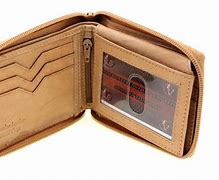 Image result for Leather Wallet with Zipper