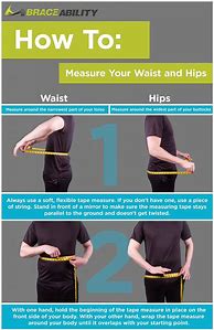 Image result for Waist Size Measurement Chart