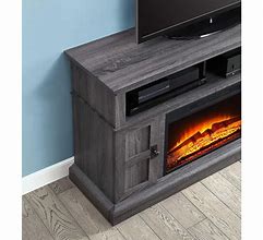 Image result for electric fireplaces entertainment stands with remote