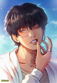Image result for Tae Hyung BTS Anime Drawing