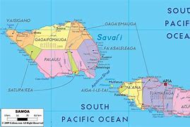 Image result for Savai i Samoa Map