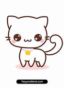 Image result for Cute Cat Drawing