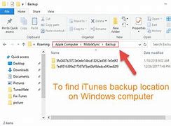 Image result for iPhone Backup Location On PC