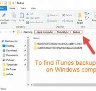 Image result for iPhone Backup Location Windows