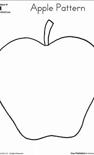 Image result for Free Preschool Printable Crafts for Apple's