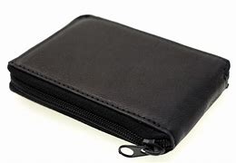Image result for Black Zippered Wallet