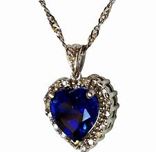 Image result for Blue Heartbeat Necklace