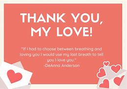 Image result for Thank You Love Quotes