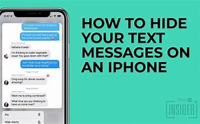 Image result for Can You Hide Text Messages On iPhone