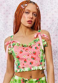 Image result for Dollskill Strawberry Costume Bodysuit