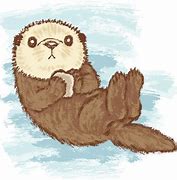 Image result for Cute Sea Otter Drawing