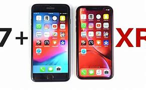 Image result for iPhone XR vs iPhone 7 Plus