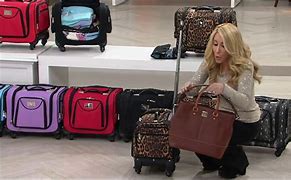 Image result for Small Weekend Suitcase On Wheels That the Shark Tank Lori Advertises